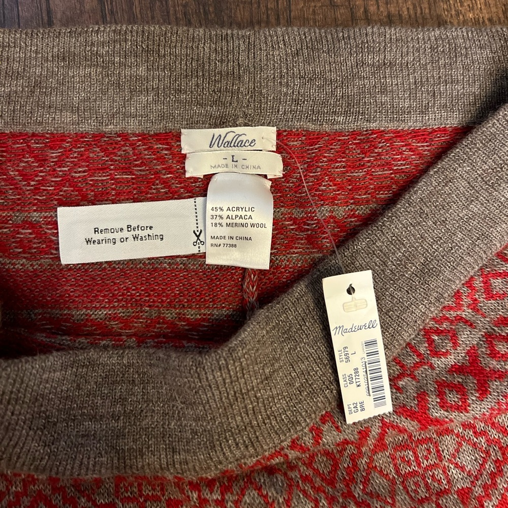 Madewell Women’s Leggings.  NWT. Size Large. Great for valentines day!